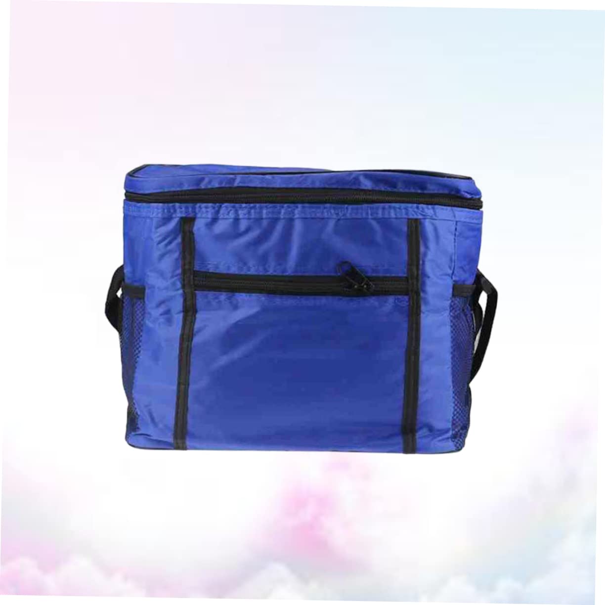 PRETYZOOM 3 Piezas Bolsa De Picnic Bolsa De Compras Con Aislamiento Bolsa De Compras Plegable Bolsa Impermeable Bolso De Mano Plegable Cesta De Picnic Portátil Bolsa De Comida Caliente