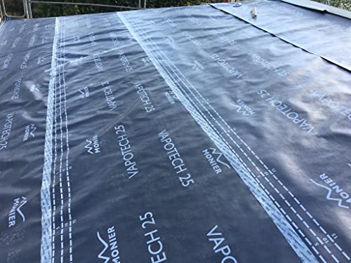 BMI 541739 Vaporoll Vapotech 25 dampfsperre, Schwarz