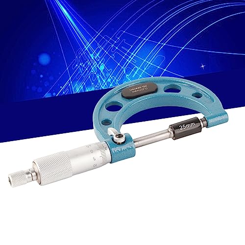 Micrómetro exterior con rango 25-50mm y carraca para medición de espesor métrico 3