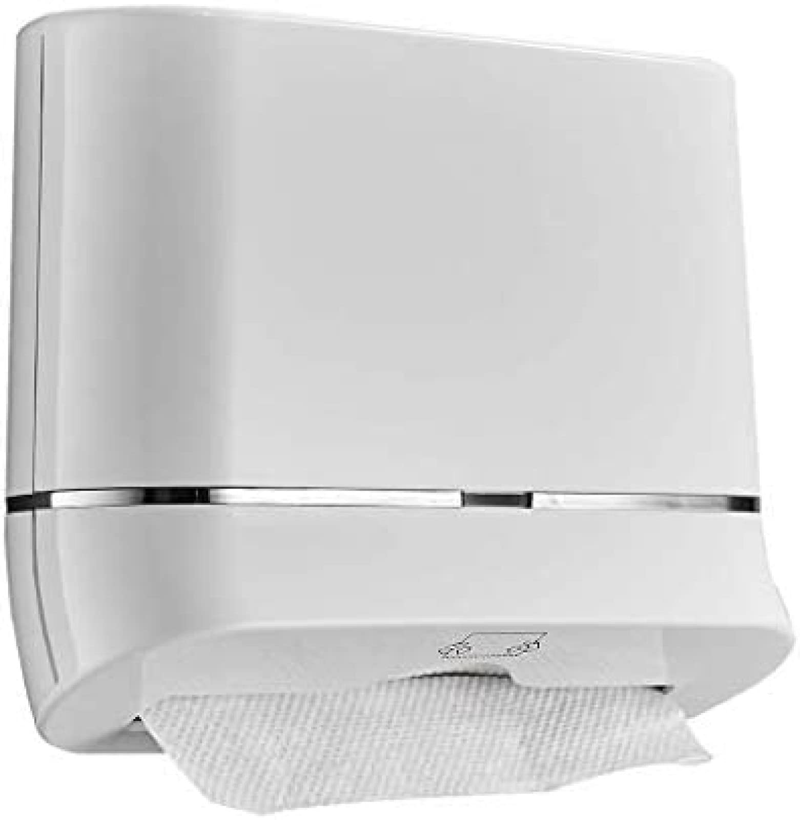 Dispensador de Toallas de Papel higiénico Dispensador de pañuelos de baño montado en la Pared, Dispensador Compacto de Toallas de Papel, Comercial, sin Perforaciones, Dispensador de Toallas
