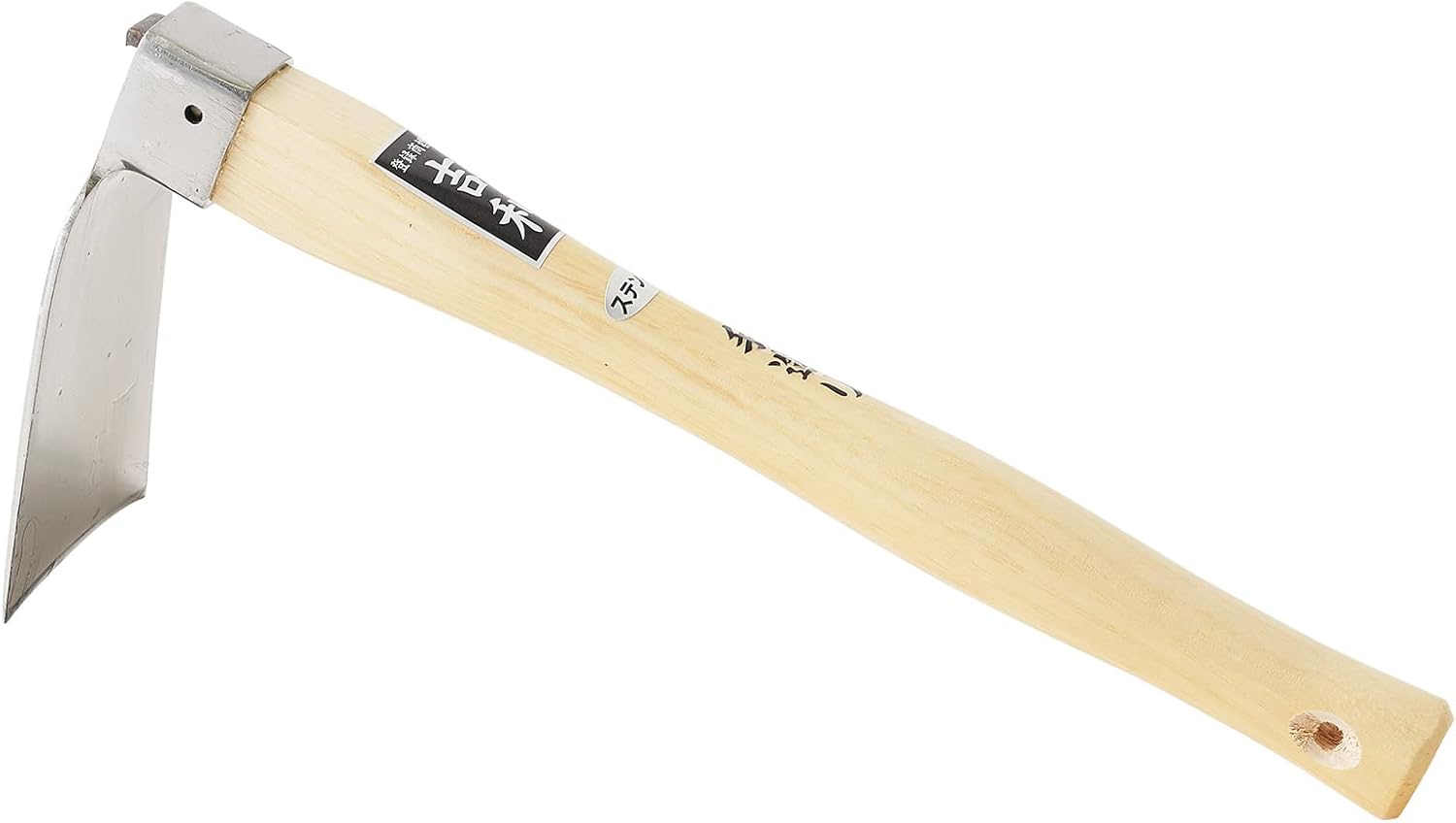 Ghillie Stainless Steel Forged Gardening Width Stainless Steel Rust Resistant Easy Care One Hand Hoe Flat Hoe Light Work Soil Crushing Soil Grinding Grinding Weed Root Cutting Gardening Home Vegetable