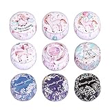 Multifunktionsbehälter: Gläser mit unterschiedlichen Mustern werden nicht verwechselt. Hier können Accessoires wie Kopfhörer, Schmuck, Kosmetikmuster, Kunsthandwerk, Haarbänder, Nagelkunst, DIY-Kerzen, Kekse, Süßigkeiten, Münzen, Armbänder, Ringe und kleine Gegenstände aufbewahrt werden.