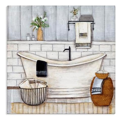 Stupell Industries Farmhouse Tub Art Cover