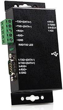 StarTech 1-Port Metal USB to RS422/RS485 Serial Adapter (ICUSB422IS)