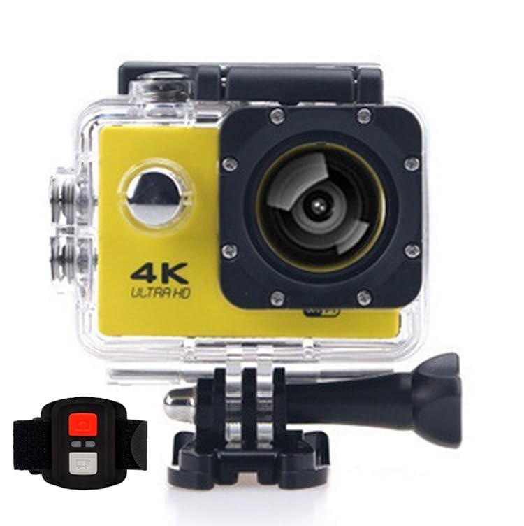 BSLVWG 4K Action Camera 20MP WiFi | 30m Waterproof Sports Camera With Remote & Accessories Kit