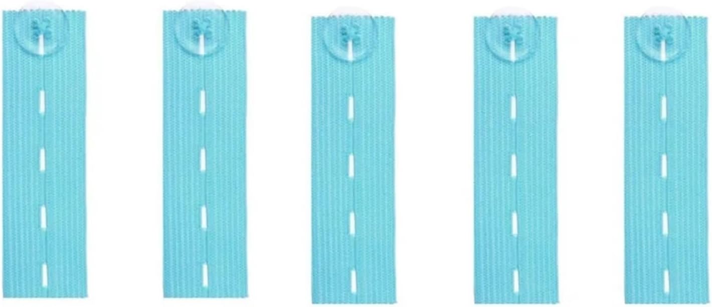 Waistband Extenders 40 Pcs Jeans Waist Extension Buckle Unisex Waistband Button Pant Elastic Extender Belt Adjustable(Blue)