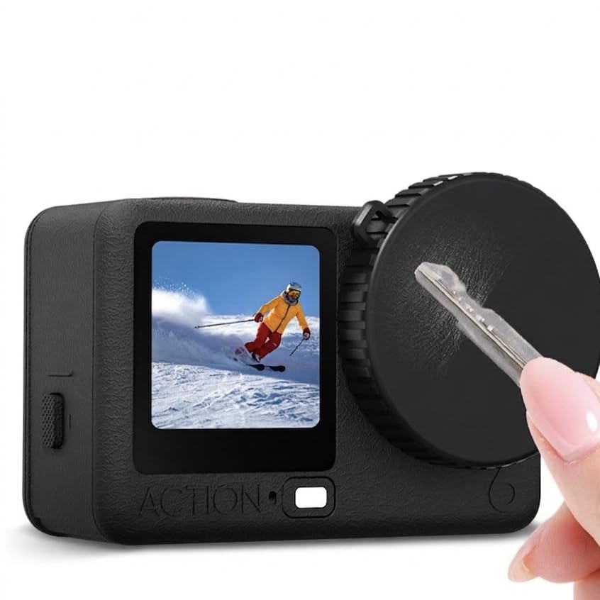 Compatible with OSMO Action 5 Pro Action4 Action3 Camera Lens Cap Protective Cover- (1 Piece)-image-9