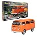 Produktbild Revell 07667 Volkwagen VW T2 Bus, der Bulli zum Selberbauen, Automodell 1:24, 19,3 cm Volkswagen originalgetreuer Modellbausatz für Einsteiger, mit dem Easy-Click-System, Mehrfarbig