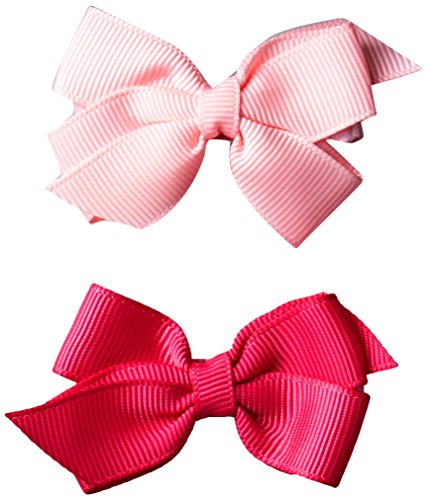 No Slippy Hair Clippy Girls' Baby-Newborn Ava Two Pack