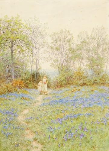 Cuadro pintura al óleo decorativo de Helen Allingham en lienzo de 60x90cm