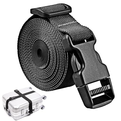 Correas de equipaje resistentes y planas elásticas para motocicletas Hebillas ajustables Correas de embalaje para vehículos de carga