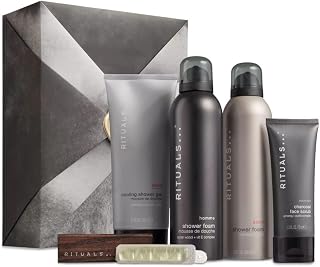 RITUALS Caja de regalo Homme L – Set de regalo para hombres con 5 productos de cuidado personal, bambú, menta, cedro – Revitalizante