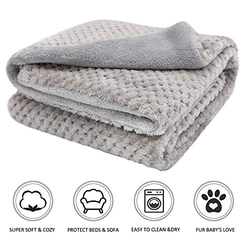 furrybaby Premium Fluffy Fleece Dog Blanket, Soft and Warm Pet Throw for Dogs