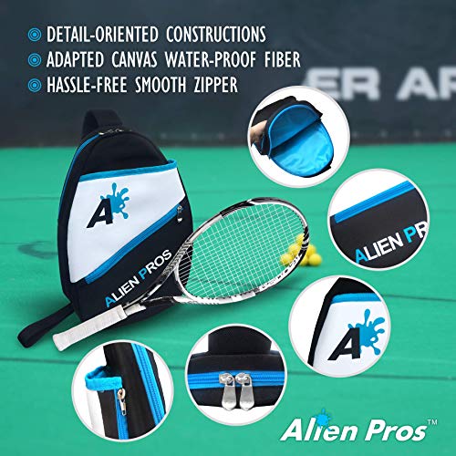 image for Alien Pros Lightweight Tennis Sling Backpack for Your Racket and Other