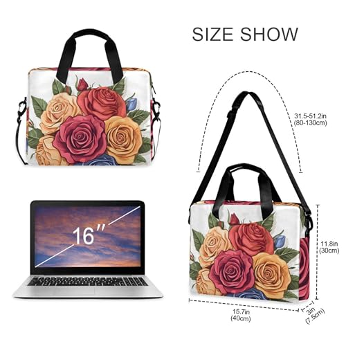 Maletín para portátil ALAZA con bolsa y correa, para laptop 13-15.6 pulg. miniatura 4