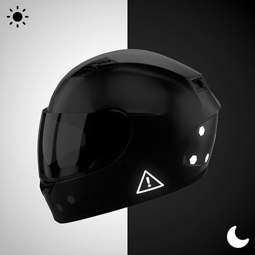 Miniatura 2 de Kit de calcomanías reflectantes para casco de motocicleta, tecnología de calcomanías reflectantes 3M, calcomanías que aumentan la visibilidad, se ve