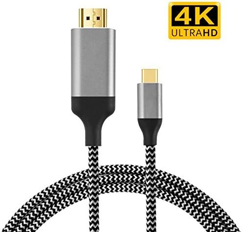 USB C to HDMI Sikeda 4K@60HZ USB Type C to HDMI Cable Adapter (Compatible with Thunderbolt 3) for 2017/2016 MacBook Pro, 2017 iMac, Galaxy S8/S8+, LG G5, Google Chromebook Pixel, TV/Monitor