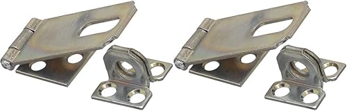 National Hardware N102-145 30 cerrojos de seguridad en zinc, 2-12" (paquete de 2)