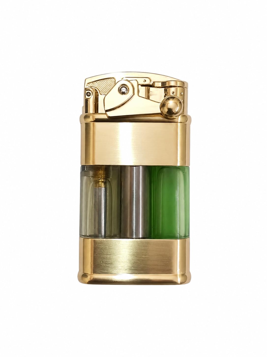 Refillable Butane Pocket Lighter with Flip Top, Metal Body for Daily Use-image-45