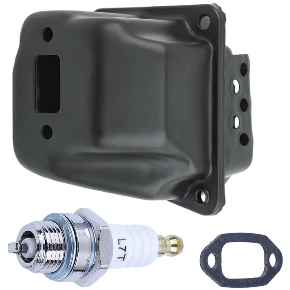 Kit de junta de silenciador de escape apto for motosierra S 024 026 026 Pro MS260 PRO con bujía 11211400606