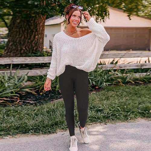 Image of ZOOSIXX High Waisted Leggings for Women Tummy Control Soft Workout Lounge Gym Pants