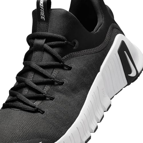 Nike Women's Free Metcon 6 Sneaker, Black/White, 11