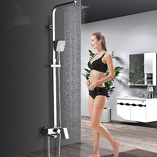 Shower Set Chrome mitigeur salle de bain et douchette ABS