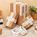 BNJZWJJ 2Roll Cute Heart Packing Tape for Valentine's Day Gift Packing Decoration, 1.77