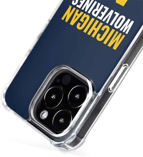 Skinit Phone Case Compatible with MagSafe iPhone 13 Pro Max - Officially Licensed University of Michigan Wolverines M Design