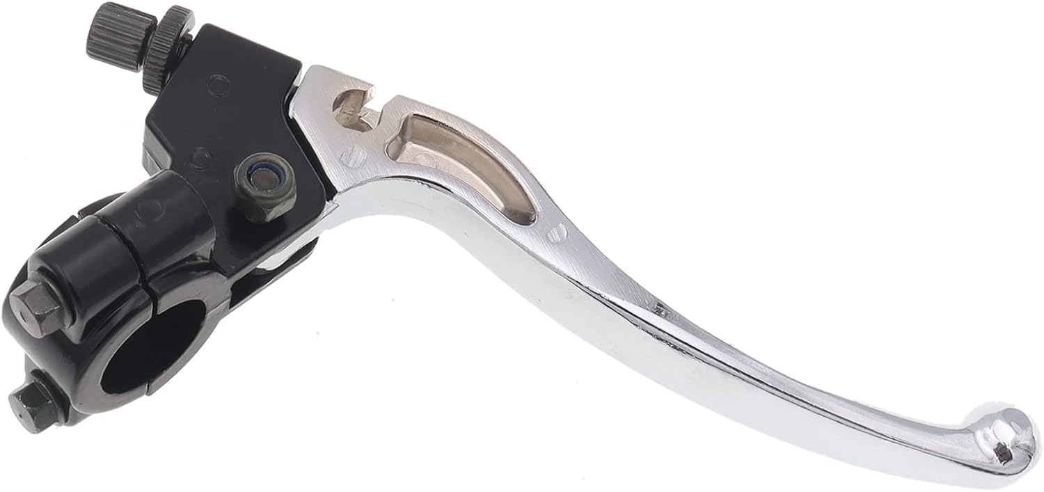 Silver Motorcycle Left Clutch Brake Handle Lever Perch for CRF XR 80 100 CRF80 XR200 SSR 50cc-125cc