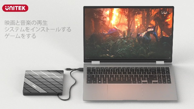 Amazon.co.jp: Unitek 7-in-1 外付けCD/DVDドライブ USBハブ USB 3.0