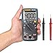DKMHA Auto Ranging Digital Multimeter, 4000 Counts Electronic Volt Amp Ohm Meter with Diode and Continuity Test, Backlight LCD Display