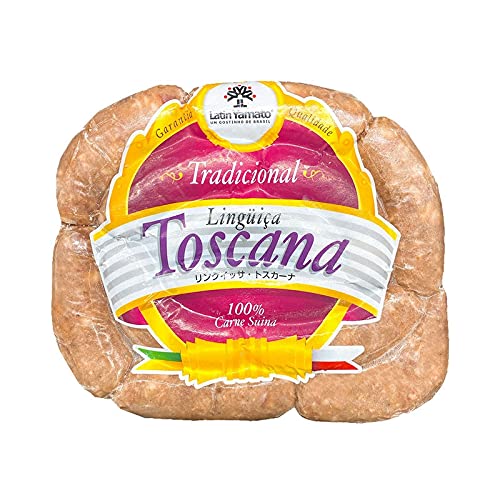 ラテン大和 リングイッサ トスカーナ 750g 冷凍 ブラジル風 生ソーセージ 豚 ウィンナー バーベキューlinguica toscana Latin Yamato