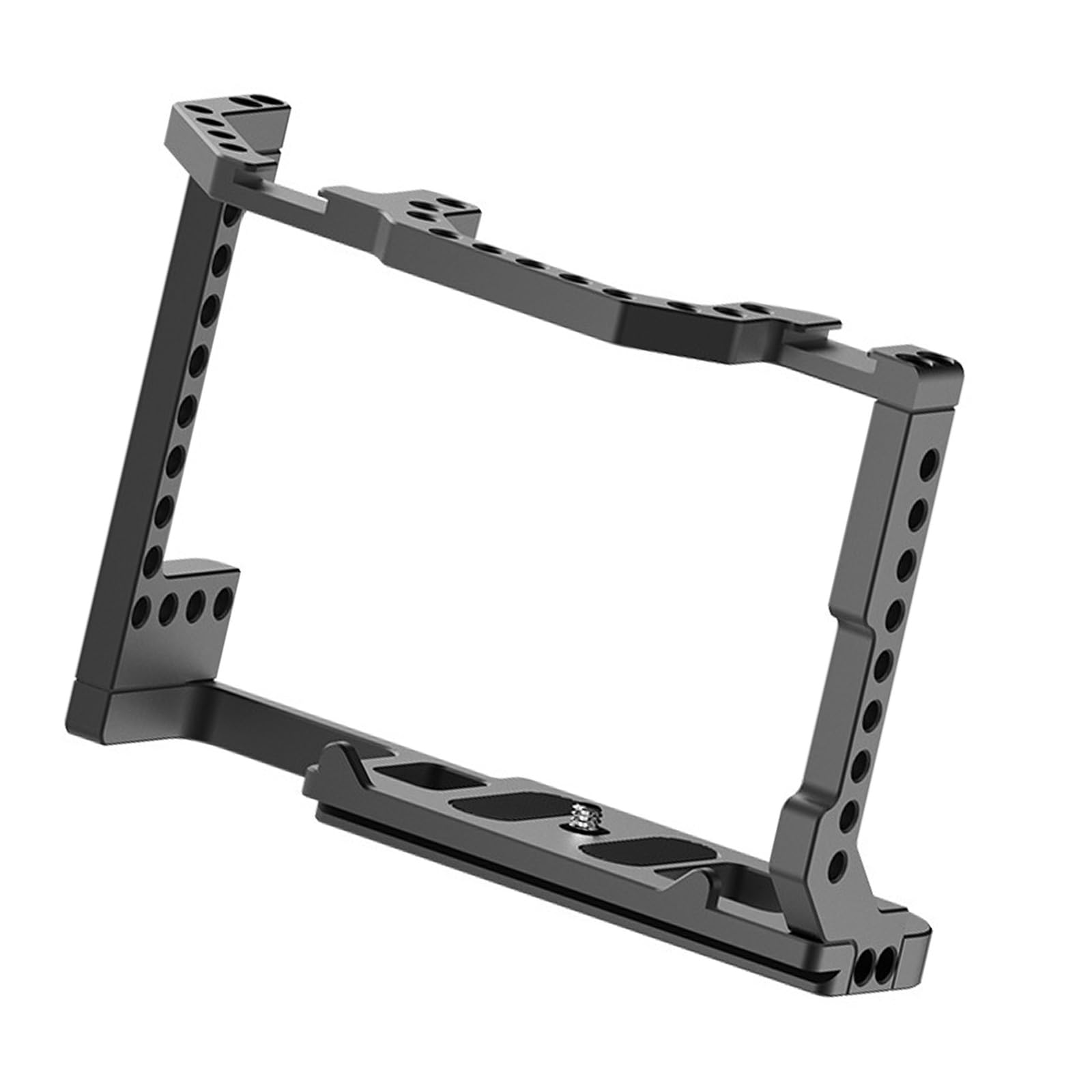 Gabbia professionale per fotocamera con doppi punti di montaggio antiscivolo in silicone grip per EOS70D 80D 90D migliora le protezioni DSLR Camera Cage