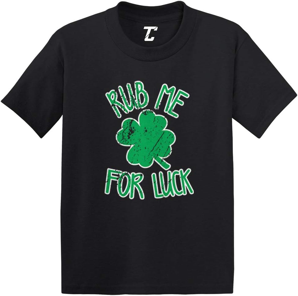 Rub Me for Luck - Clover Shamrock Infant/Toddler Cotton Jersey T-Shirt
