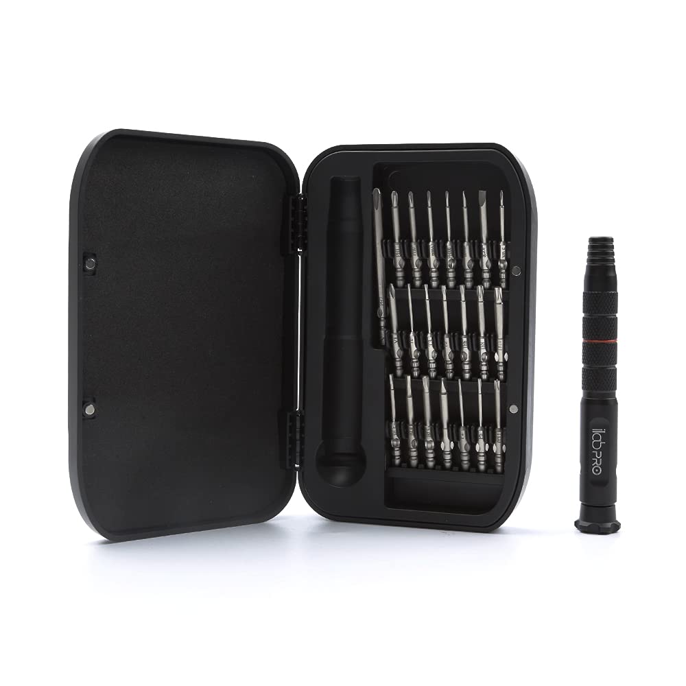Jeu de tournevis de précision,Kit d'outils avec embouts de tournevis magnétiques et outils à main pour réparation de téléphone, tablette, Hex, Tri et Pentalobe (23 pièces)