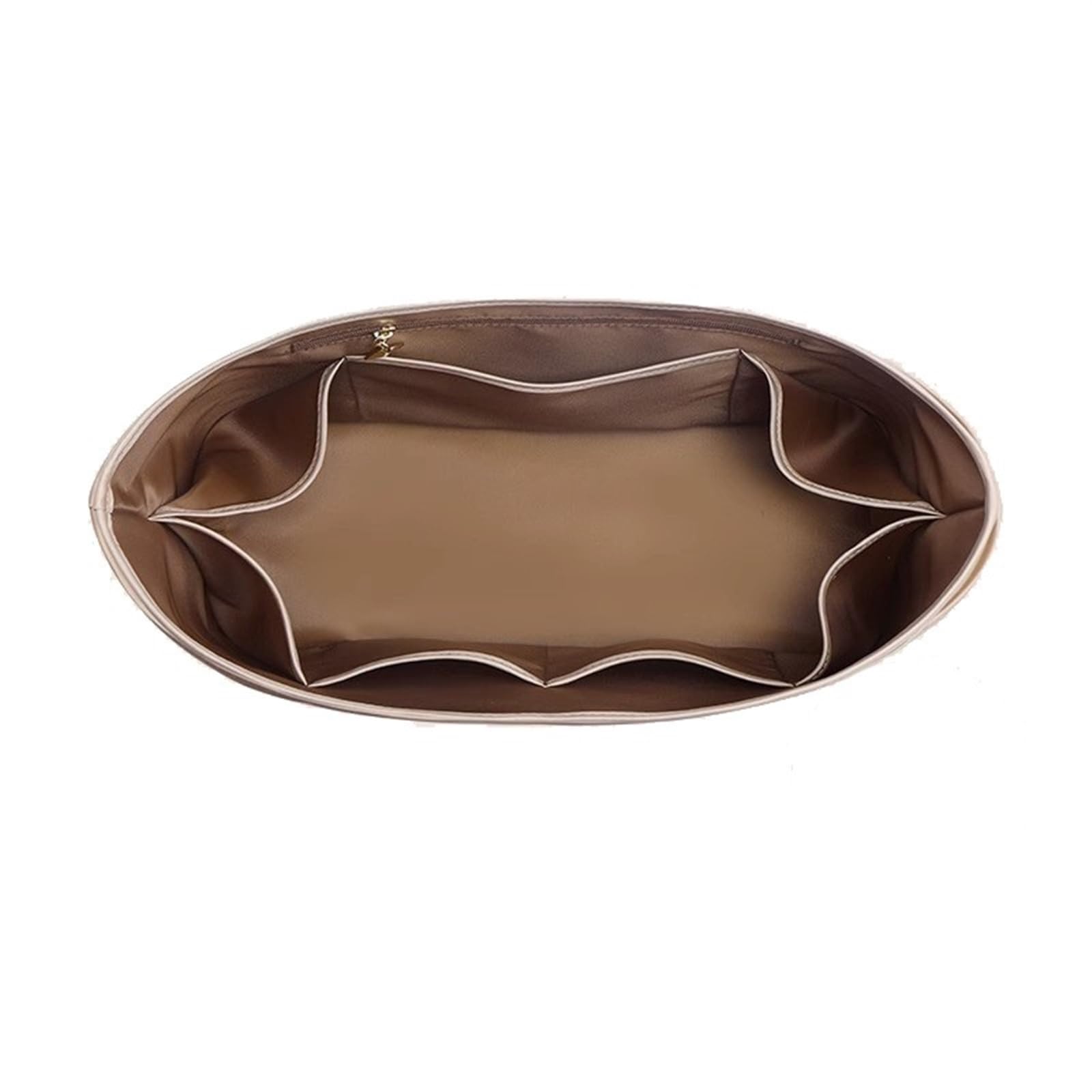 Organizer in nylon adatto per la fodera dell'inserto portaoggetti della borsa Coach City 30/33(Coffee,For ctiy 30)