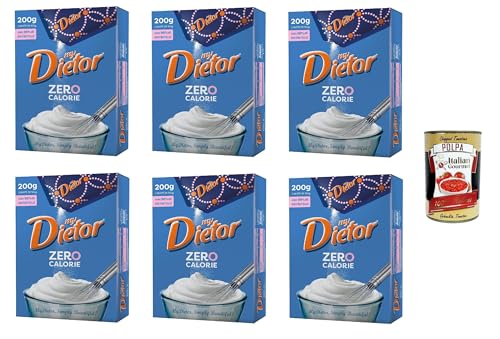 Dietor Zero Calorie édulcorant naturel en poudre 6x200g avec polpa italienne