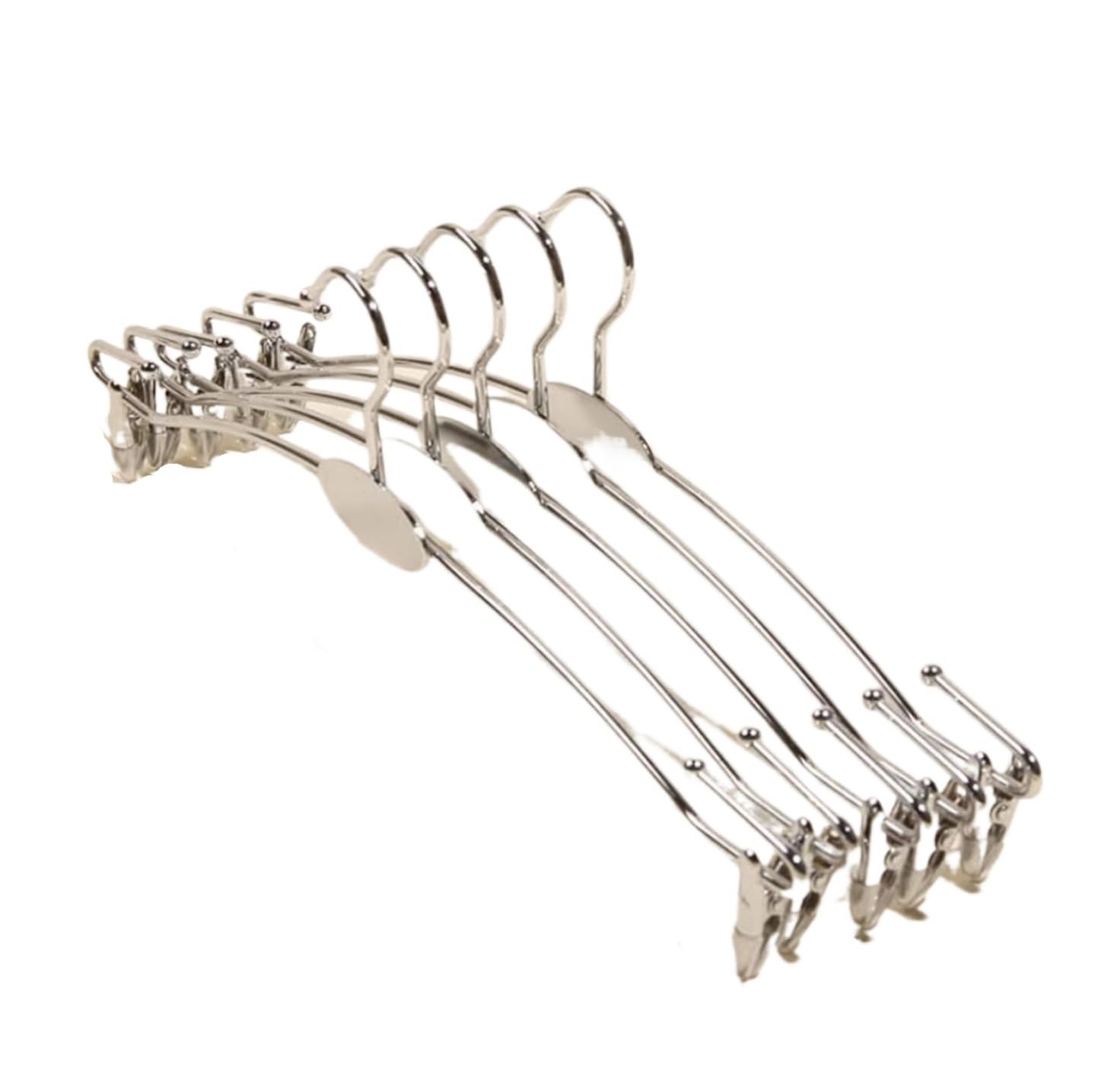 Perchas Ropa Percha Antideslizante De Metal, Ropa Interior Aleación, Pinza para, Sujetador, Calcetines, Bragas, Clip, Estantes Organización Perchas Antideslizantes(Blue,Silver,50pcs)