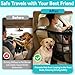 KINETOVOLTA Dog Car Barrier 2026 Upgrade, Double Layer Mesh with Zipper, Universal Car Dog Barrier for SUVs, Sedans & Trucks, 23x23 Inch, Breathable & Easy to Install