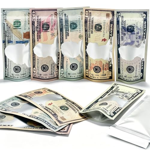 Stand up Visualized Reusable Self sealing Bag Zipper Bag Sealed Bag Waterproof Bag Storage Bag Random Pattern/Color (100)