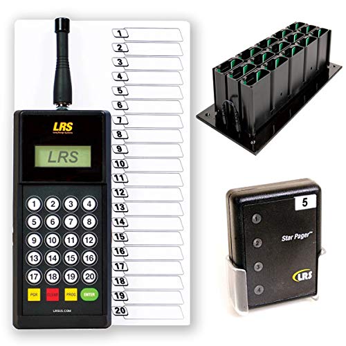 Restaurant Server Pager System with 12 Pagers
