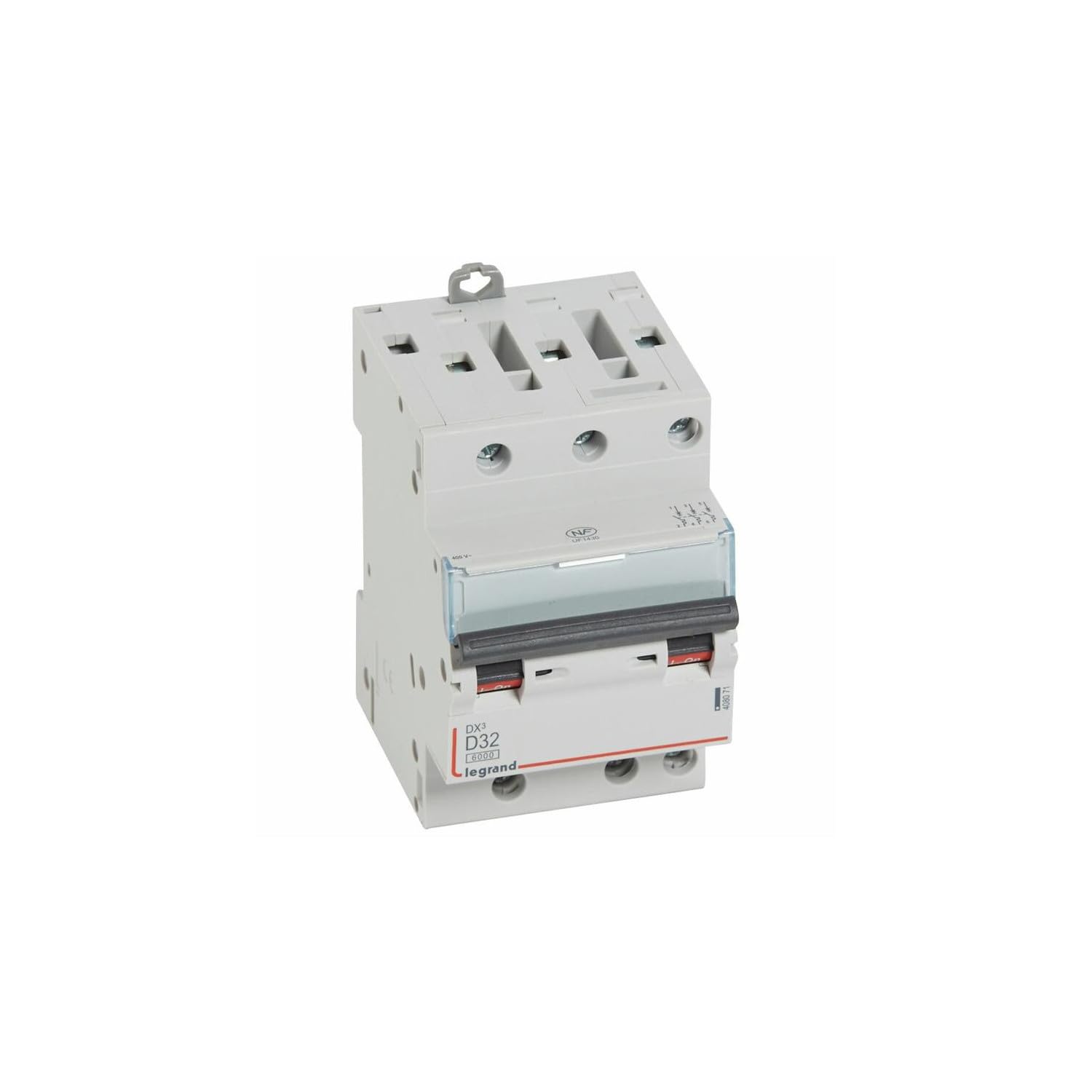 408071 Disjoncteur Tripolaire 32a - 3p Courbe D - 6/​10ka - à Vis - Legrand Dx3
