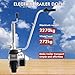 DUANWUS Motorized Jockey Wheel, Portable, 350W Power, Non-Slip Rubber Wheel, for Caravans, Boat Trailers, Horse Trailer