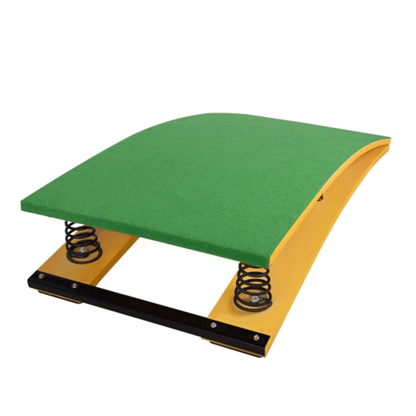 Trampolino Elastico per Ginnastica, Trampolino Curvo Professionale Resistente, con tappetini di Protezione Antiurto per ginnasti Junior, Adolescenti, Bambini e Ragazzi.