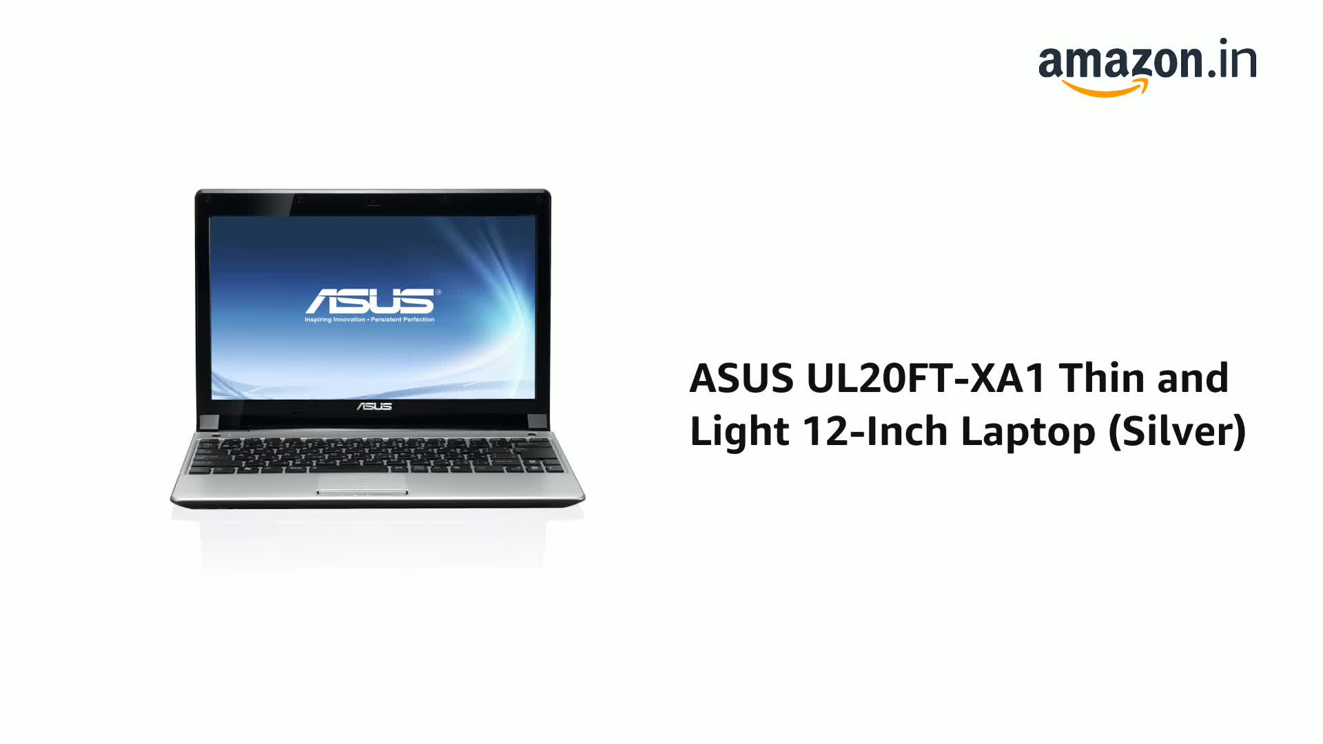 ASUS UL20FT-XA1 Thin and Light 12-Inch Laptop (Silver