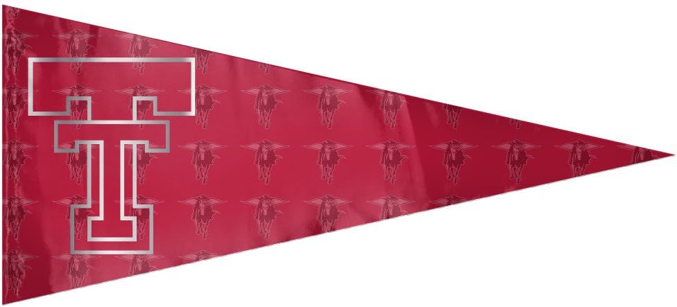 Amazon.com : Texas Tech Red Raiders Platinum Logo 12" X 30" Pennant ...