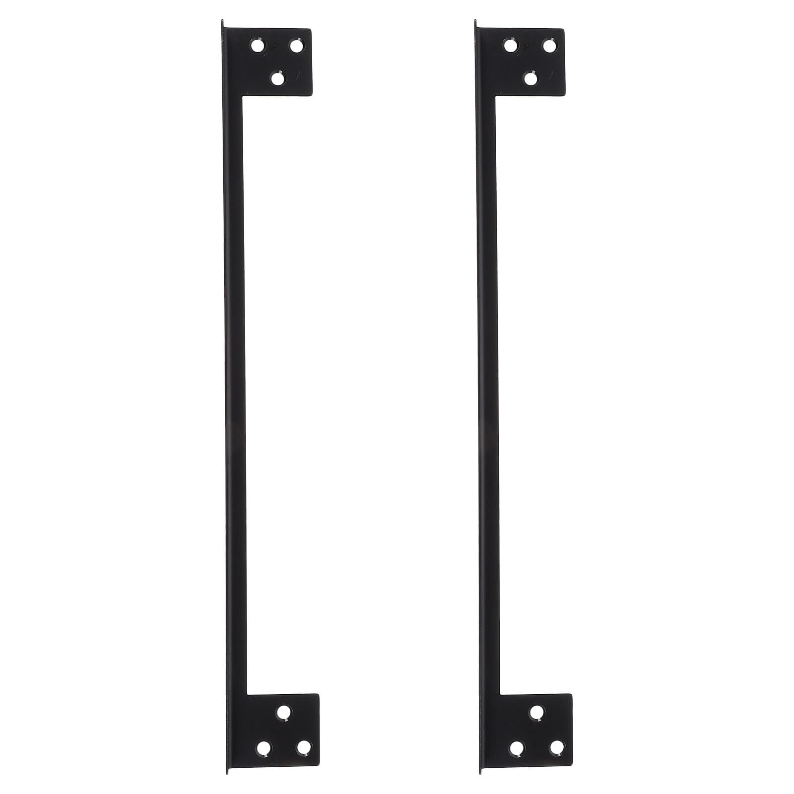 Plaque de protection de loquet de porte extérieure : lot de 2 caches 28cm