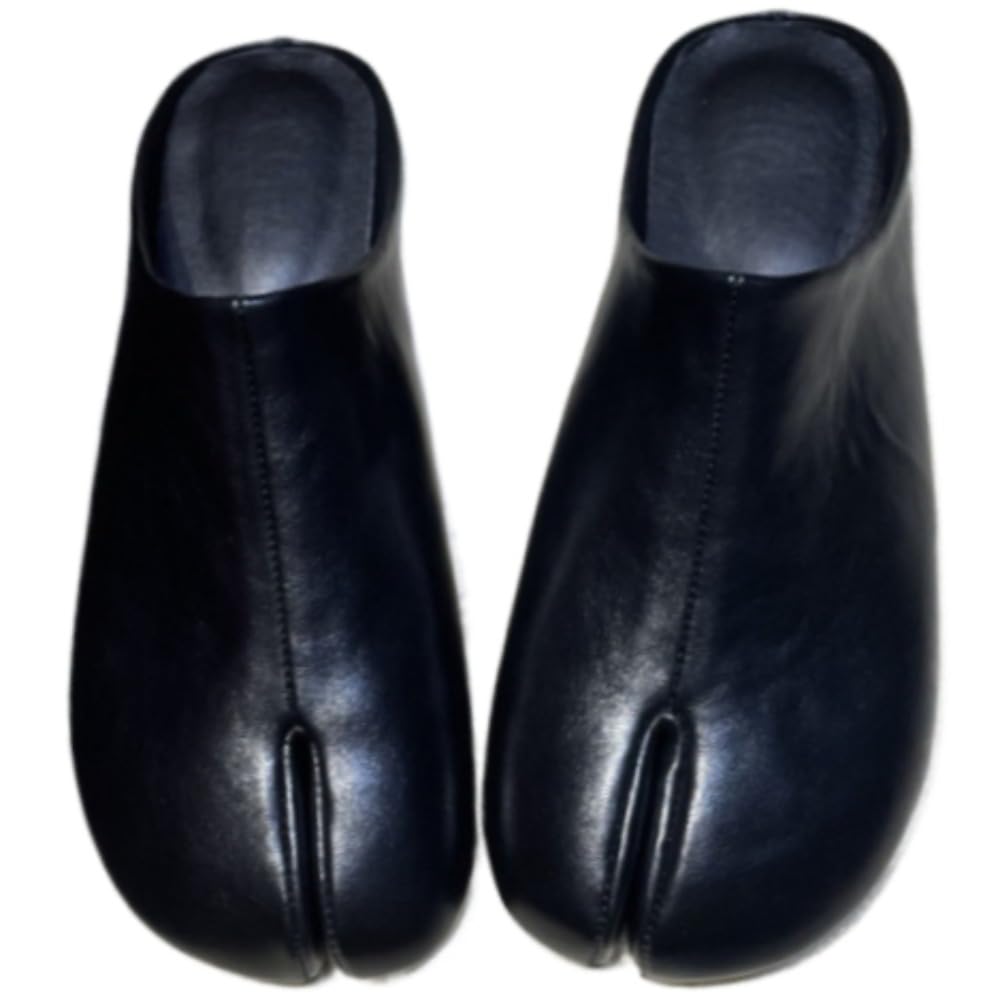 Tabi Shoes Mules Split Toe Cute Slip On Neutral for Women Girls - Retro Trendy Kawaii Casual Loafers Comfortable Walking Lightweight Soft All-Match for Daily Wear Standing All Day Business Office