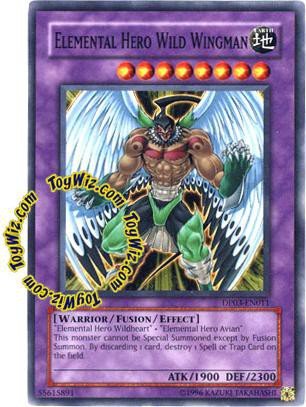 yugioh cards toywiz Amazon.com: YuGiOh Duelist Jaden 2 Elemental Hero Wild Wingman DP03-EN011  Common [Toy] : Toys & Games
